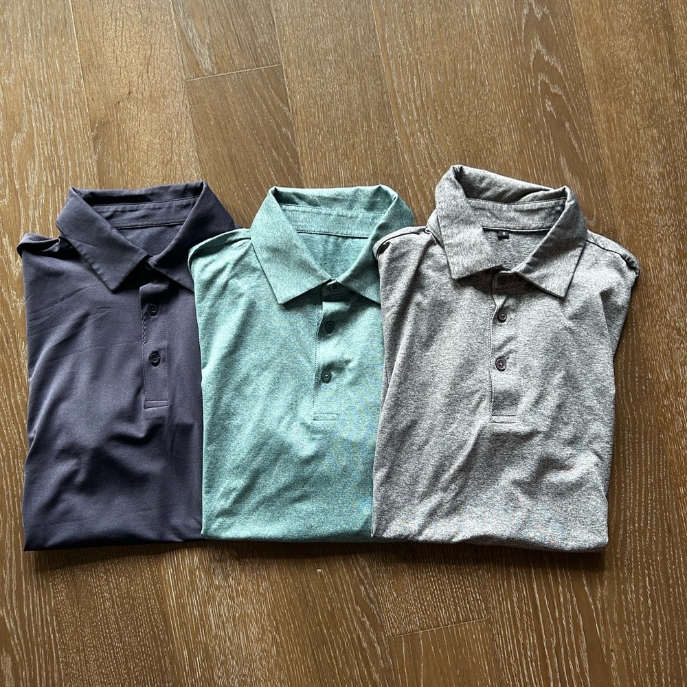 Men's Performance Polos (x3 pack)